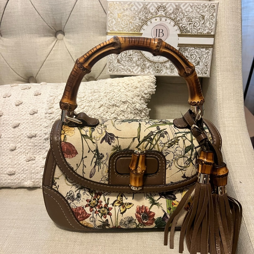 Gucci Bamboo Handle 1947 - highly sought after bag!